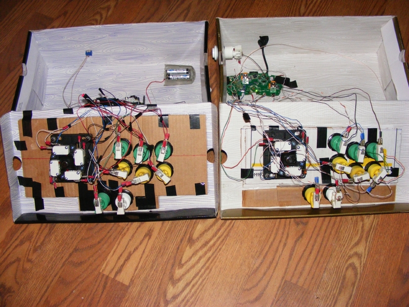 Illustration for article titled Kick Ass with Shoebox Fight Sticks